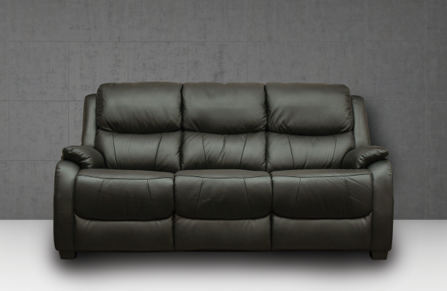palermo 3 seater grey