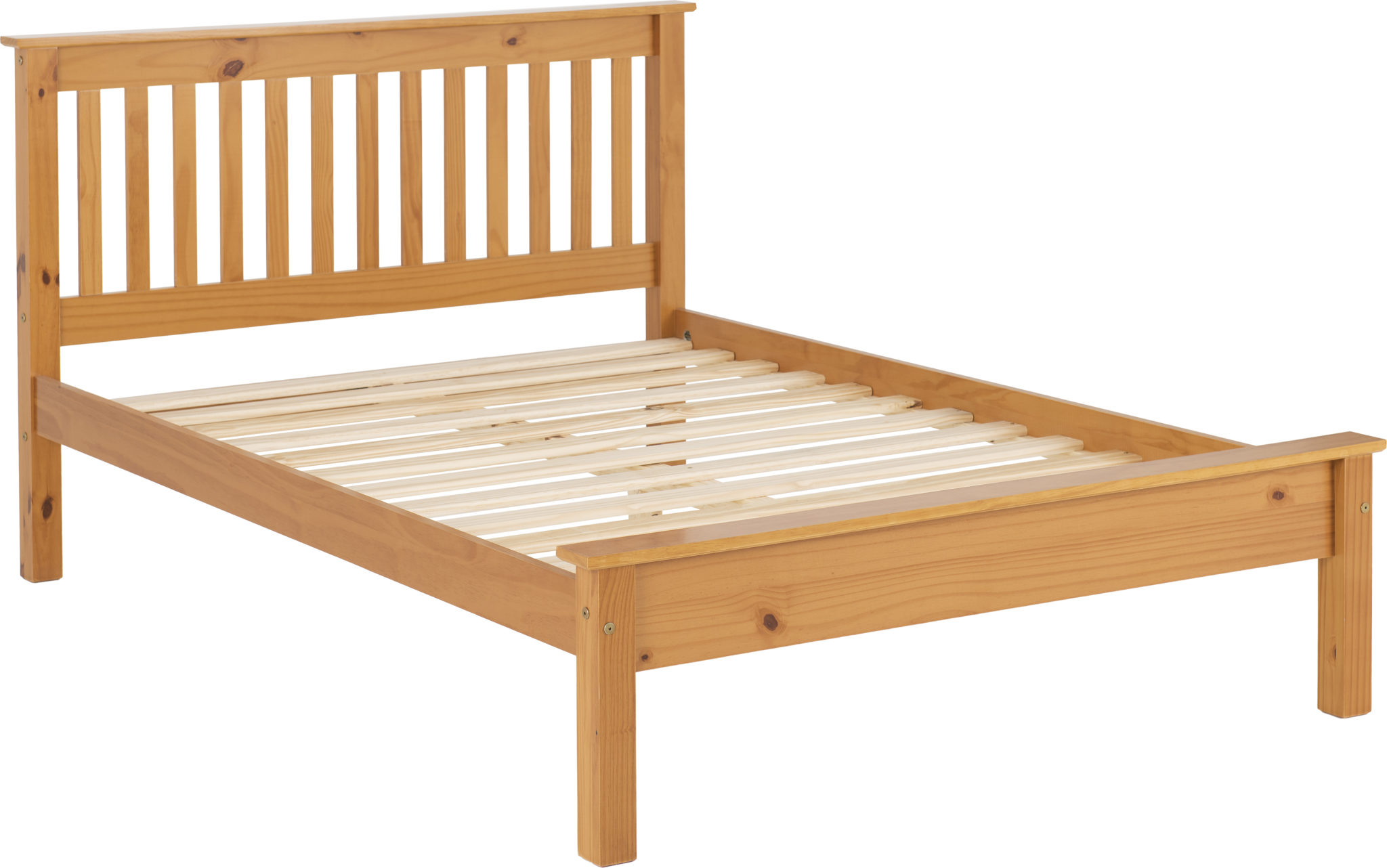 MONACO-46-LOW-END-BED-ANTIQUE-PINE-1
