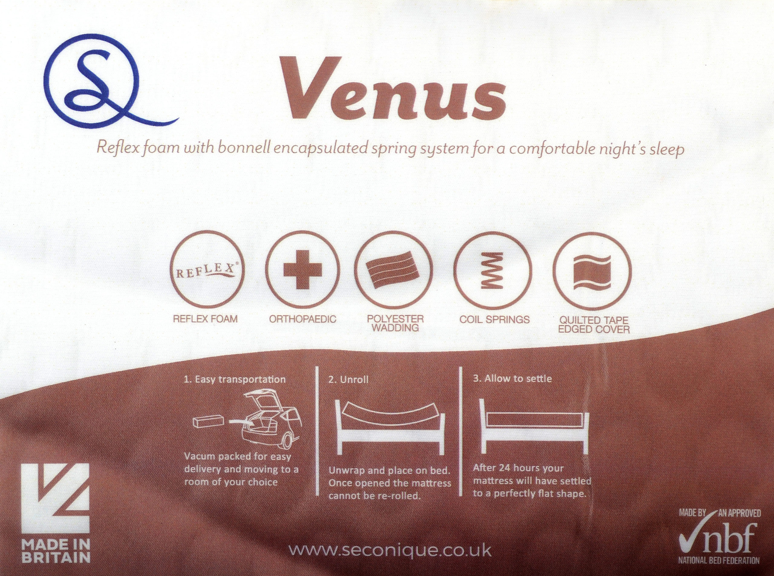 VENUS-46-MEMORY-COOL-ROLLED-MATTRESS-WHITE-FABRIC-1